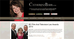 Desktop Screenshot of catherinebarr.com