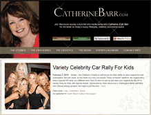 Tablet Screenshot of catherinebarr.com